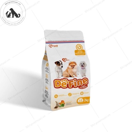 Thức Ăn Hạt Cho Chó Trưởng Thành Phát Triển Trí Não Giúp Da Khoẻ Và Lông Mượt Vị Cá Hồi DeFine Truoo Pet Care - Ảnh 4