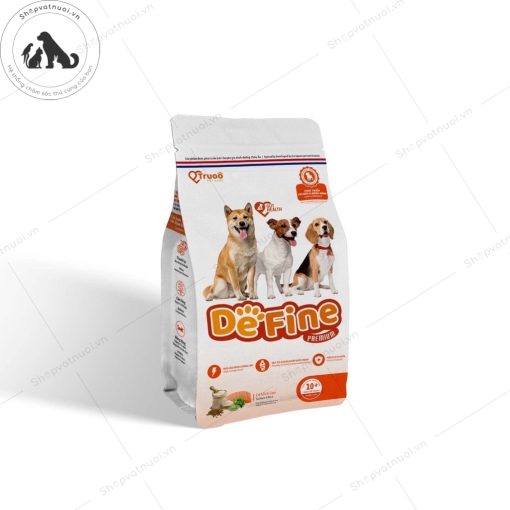 Thức Ăn Hạt Cho Chó Trưởng Thành Phát Triển Trí Não Giúp Da Khoẻ Và Lông Mượt Vị Cá Hồi DeFine Truoo Pet Care - Ảnh 5