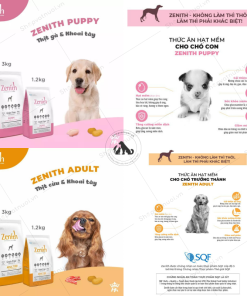 Thức Ăn Hạt Mềm Cho Chó Con Và Chó Giống Nhỏ Zenith