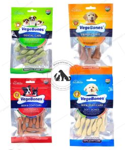 Đồ Ăn Vặt Xương Gặm Sạch Răng Mượt Lông Bổ Sung Canxi Hỗ Trợ Hệ Tiêu Hóa VegeBones