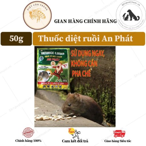 Thuốc Diệt Chuột Bả Chuột Thóc Atimice 0.006GB An Phát 50g BCC002