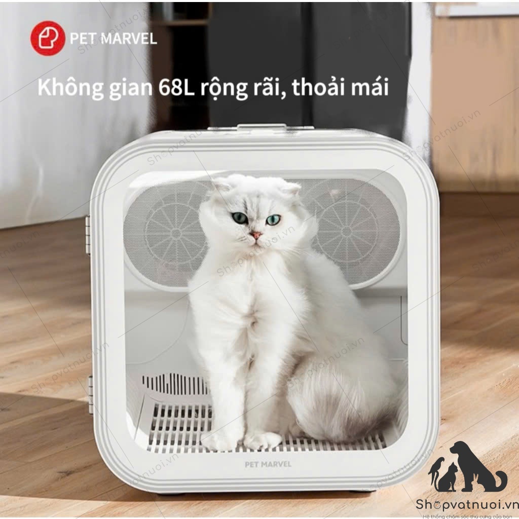 Lồng Sấy Lông Thú Cưng Tự Động Pet Marvel Pro H4