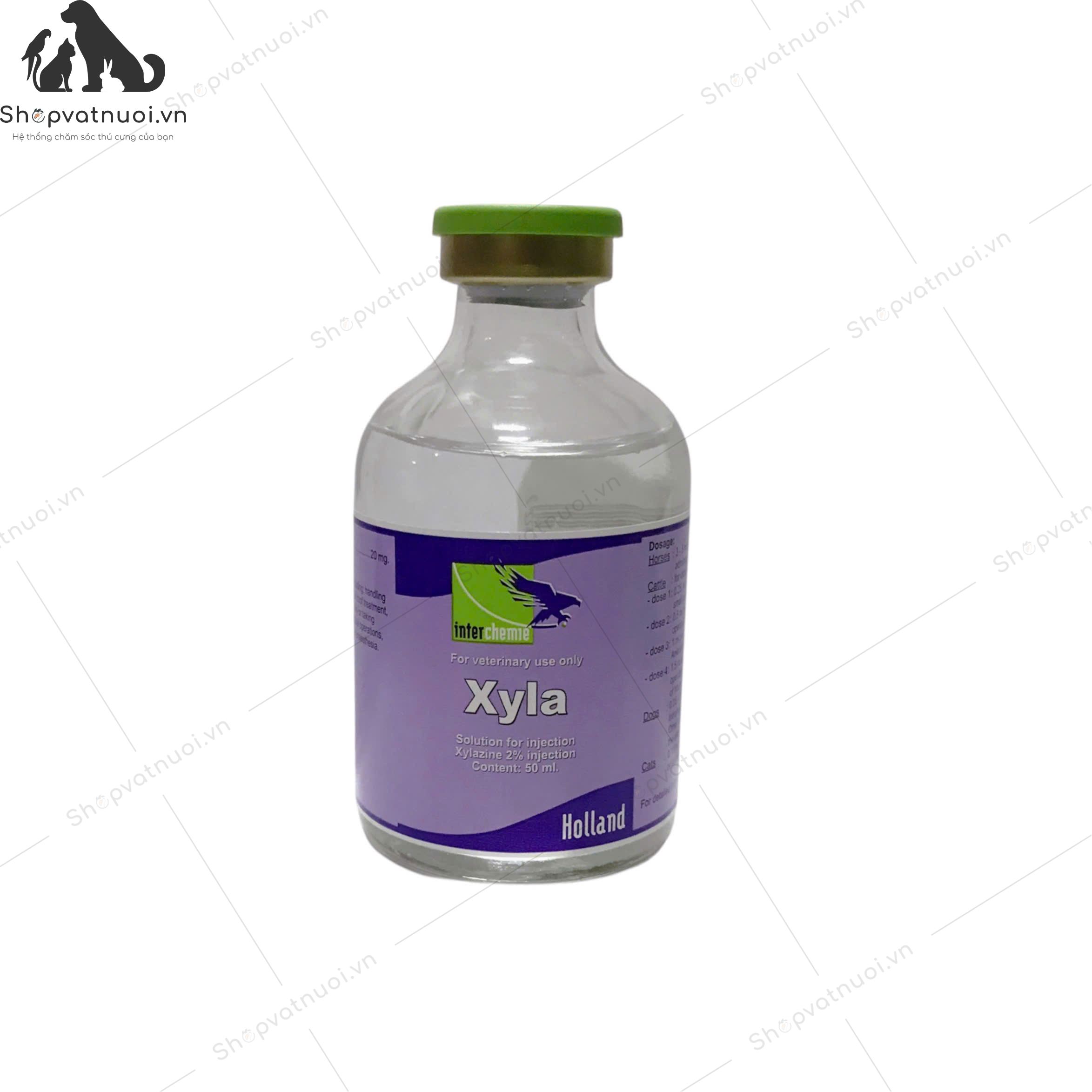Dung Dịch Tiêm Hỗ Trợ An Thần Cho Chó Mèo Gia Súc Gia Cầm Xyla 50ml - Ảnh 5