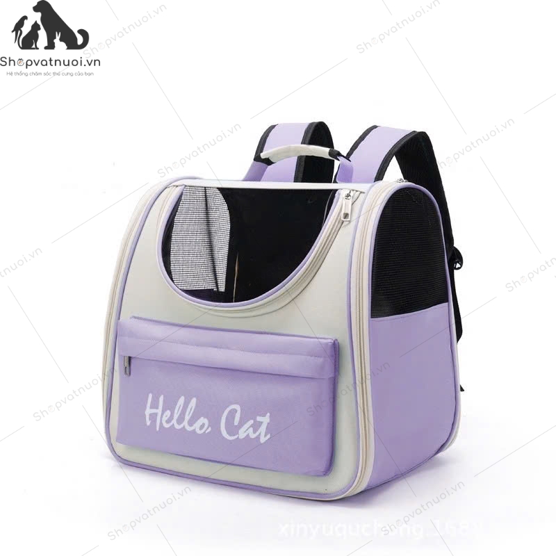 Ba Lô Vận Chuyển Chó Mèo Hello Cat LVC023 - Ảnh 2