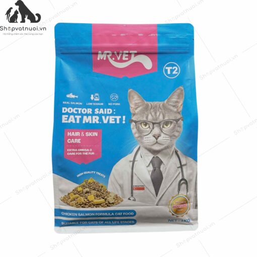 Thức Ăn Hạt Cho Mèo Mr.Vet 1kg - Ảnh 3