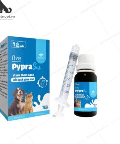 Thuốc Tẩy Giun Tròn Sán Dây Ở Chó Mèo Chim Five Pypra Sus FiveVet 20ml
