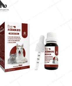 Uống Giải Độc Gan Tăng Lực Bổ Máu  Five Acemin.B12 FiveVet 20ml
