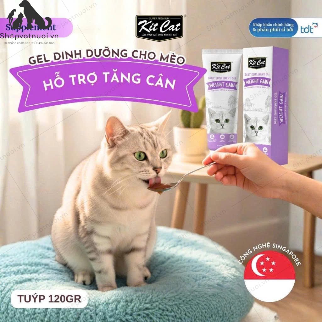 Gel Dinh Dưỡng Cho Mèo Kit Cat 120g - Ảnh 8