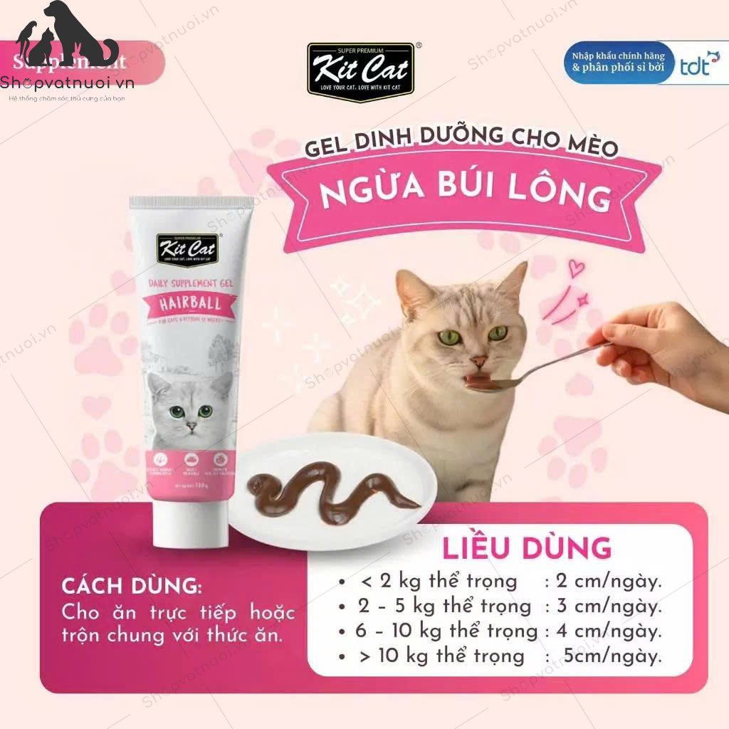 Gel Dinh Dưỡng Cho Mèo Kit Cat 120g - Ảnh 9