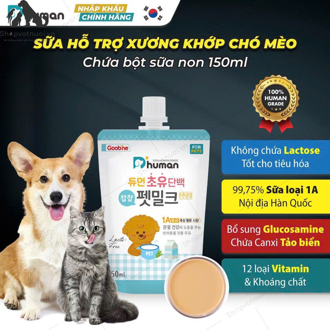 Sữa Nước Colostrum Protein Chap Chap Pet Milk D'human 150ml - Ảnh 3