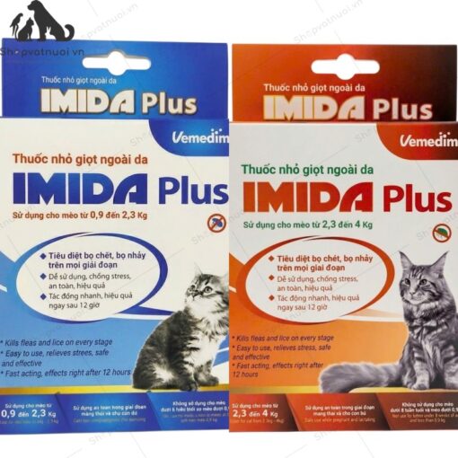 Thuốc Nhỏ Ngoài Da Imida Plus Vemedim - Shopvatnuoi.vn
