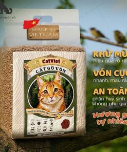Cát Vệ Sinh Cát Gỗ Vón CatViet