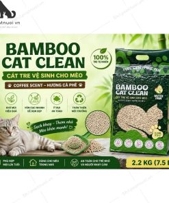 Cát Vệ Sinh Cho Mèo Cát Tre BamBoo Cat Clean 7.5L