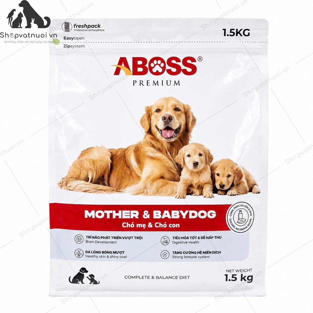 Thức Ăn Hạt Cho Chó Premium Aboss - Ảnh 3