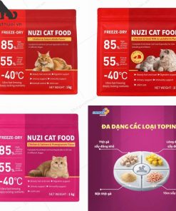 Thức Ăn Hạt Cao Cấp Cho Mèo Nuzi Cat Food Amapet 1kg