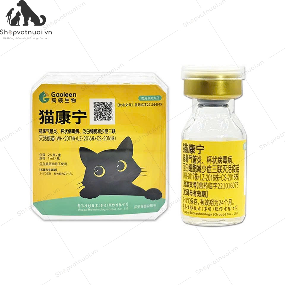 Vaccine Phòng 3 Bệnh Cho Mèo GAOLEEN Amapet - Ảnh 4
