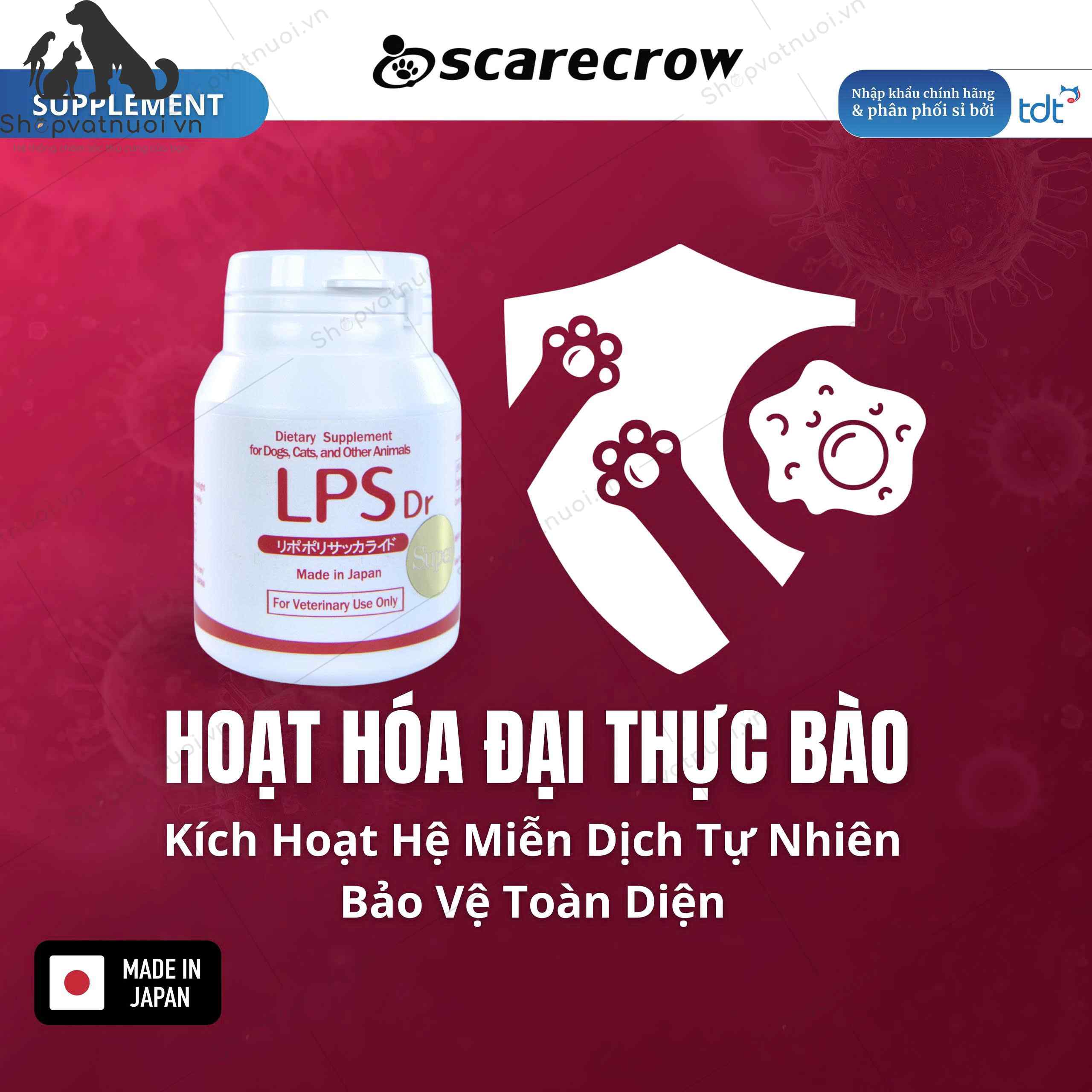 Tăng Cường Miễn Dịch Giảm Ngứa Nổi Mẩn Kích Mọc Lông LPS Dr Super TDT Nhật Bản - Ảnh 3