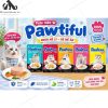 Thức Ăn Ướt Pate Cho Mèo Bổ Sung Taurine & Prebiotic Pawtiful Masan 70g