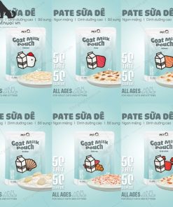 Thức Ăn Ướt Pate Sữa Dê Cho Mèo Pet Q 70g