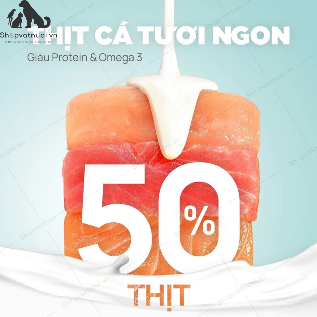 Thức Ăn Ướt Pate Sữa Dê Cho Mèo Pet Q 70g - Ảnh 10